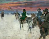 Jerzy Kossak, WIZJA NAPOLEONA W ODWROCIE SPOD MOSKWY