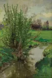 Michał Gorstkin-Wywiórski, PEJZAŻ ZE STRUMIENIEM