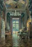 WNĘTRZE PAŁACOWE by Władysław Chmieliński, olej, płótno, sold Mar 2016