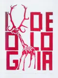 Marek Sobczyk, CUDOWNA PRZEMIANA MARTWEJ ŻYRAFY, 2008, serigrafia barwna, karton