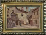 Jan Wiśniewski, Kazimierz nad Wisłą, 1928, olej, płótno naklejone na deskę