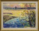 Franciszek Kmita, WISŁA, 1967, olej, płótno