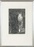 Antoni Kowalski, CAŁUN CZARNY, 1984, akwaforta, papier kremowy