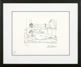 Pablo Picasso, Artysta i modelka, 1933-1973, serigrafia, papier