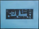 Jonasz Stern, Kompozycja, ok. 1958, serigrafia barwna, papier