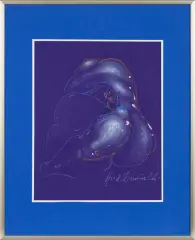 Andrzej Domżalski, BOŻENA, 2015, pastel, akryl, karton