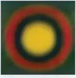Wojciech Fangor, M 5, 1966-2001, serigrafia barwna, papier