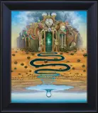 FLUMEN TEMPORIS by Jacek Yerka, 2015, akryl, płótno, sold Dec 2015