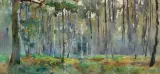 LAS by Julian Fałat, 1914, akwarela, papier, sold Dec 2015