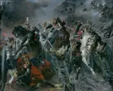 Stanisław Kaczor-Batowski, SOMOSIERRA, 1911, olej, płótno
