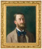 Anna Bilińska - Bohdanowiczowa, PORTRET PANA, 1889, pastel, karton