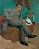 Włodzimierz Błocki, PORTRET PANA D., 1910, olej, płótno