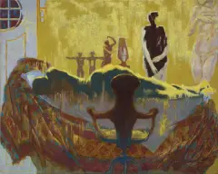 Jacek Waltos, DR FREUD BADA DUSZĘ LUDZKĄ, 1988, olej, płótno