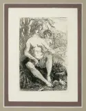 Konstanty Brandel, Wenus, 1912, akwaforta, sucha igła, papier