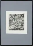 Leopold Lewicki, Odpoczynek, 1931-32, akwaforta, papier