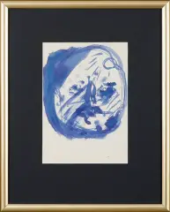 Autoportret by Jerzy Panek, atrament pióro, pędzel, papier, sold Oct 2015