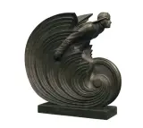 Zygmunt Kowalewski, MOTOCYKLISTA, 1934, brąz patynowany