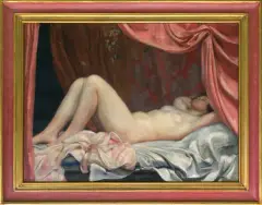 HELENA. AKT by Wojciech Weiss, przed 1923, olej, płótno, offered Oct 2015