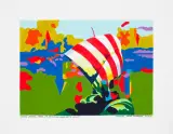 Ciepło jeziora. Obraz już jest... by Zdzisław Otello Horodecki, 2013, akryl, karton, sold Sep 2015
