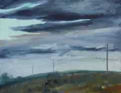 Jacek Malinowski, Forse la prossima collina, 2014, olej, płótno