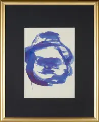 Autoportret by Jerzy Panek, atrament pióro, pędzel, papier, sold Sep 2015