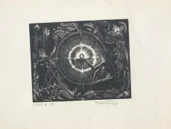 Paprotny T, Światło i Życie, 1941, drzeworyt, papier