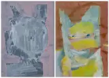 Piotr Szadujkis, Dyptyk I, gwasz, karton