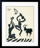 Tancerze, 17 II 1959 by Pablo Picasso, litografia, papier kremowy, sold Aug 2015