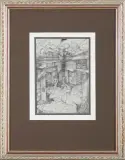 Henryk Fajlhauer, Projekt ilustracji do Ulicy Krokodyli B. Schulza, ołówek, papier