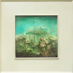 Sabina Lonty, Inwazja, 1985, olej, płyta