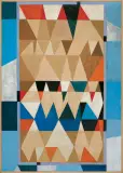 KOMPOZYCJA ABSTRAKCYJNA by Jerzy Nowosielski, 1969, olej, deska, sold Jun 2015