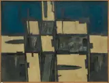 Alfons Mazurkiewicz, DOM, 1960, olej, płótno