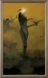 BEZ TYTUŁU by Zdzisław Beksiński, 1977, olej, płyta pilśniowa, sold Jun 2015