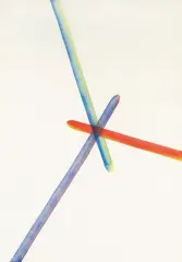 KOMPOZYCJA by Stefan Gierowski, akwarela, papier, sold Jun 2015