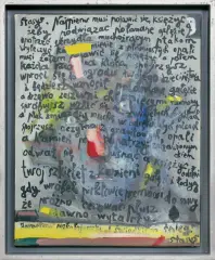 NAJPIERW MUSI POJAWIĆ SIĘ KSIĘŻYC by Stasys Eidrigevičius, olej, płótno, sold Jun 2015