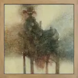 E 9 by Zdzisław Beksiński, 1998, olej, płyta pilśniowa, sold Jun 2015