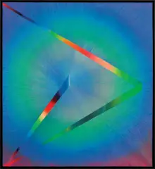 Anna Trochim, OBRAZ WIOSENNY, 2014, akryl, płótno