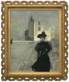 Teodor Axentowicz, Samotna w mieście. Paryżanka