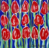 Czerwone by Edward Dwurnik, 2015, olej, akryl, płótno, sold May 2015