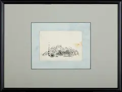 Erna Rosenstein, Rysunek, 1983, tusz pióro, pędzel, papier