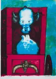 Macelleria dei Cavalli by Jan Lebensztejn, 1974, litografia barwna, papier, sold Apr 2015