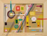 Leszek Tadeusz Serafin, LTS 17, 2009, pastel, ołówek, płyta
