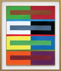 OBRAZ CCCLII by Stefan Gierowski, 1976, olej, płótno, sold Mar 2015