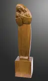 Piotr Waligóra, MACIERZYŃSTWO (MADONNA Z DZIECIĄTKIEM), 1957, drewno