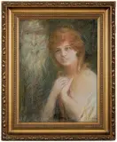 MŁODOŚĆ I STAROŚĆ by Teodor Axentowicz, pastel, papier na tekturze, sold Mar 2015