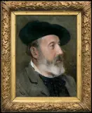 Aleksander Gąssowski, PORTRET MALARZA AMÉDÉE BAUDITA, przed 1890, olej, płótno