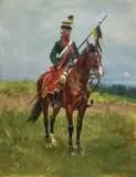 Wojciech Kossak, UŁAN SPOD SAVONY