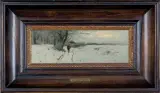 Roman Kochanowski, ZIMA, przed lub 1896, olej, deska