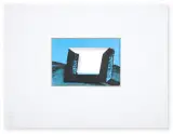 Jan Berdyszak, Projekt wyobrażeń, 1978, tusz pędzel, akwarela, karton z wycięciem