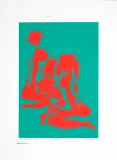Jan Dobkowski, Akty, 2003, serigrafia barwna, papier
